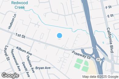 Map image of the property - Napa Creek Apartments