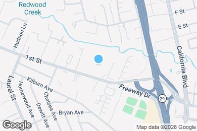 Map image of the property - Napa Creek Terrace Apartments