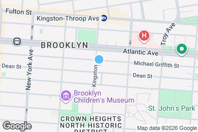 Map image of the property - Room in Shared 4 bed/1 bath home in Crown Heights
