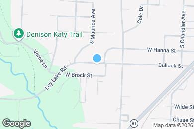 Map image of the property - 1412 W Bullock St