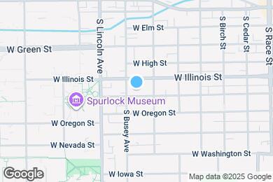Map image of the property - 710 W California Ave