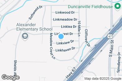 Map image of the property - 347 Linkview Dr