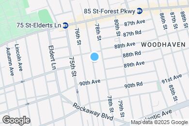 Map image of the property - 88-23 77th St