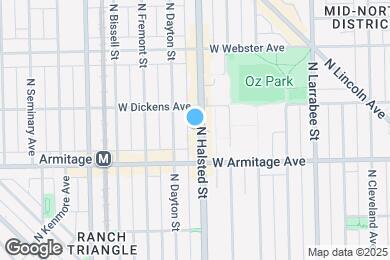 Map image of the property - 2034 N Halsted St