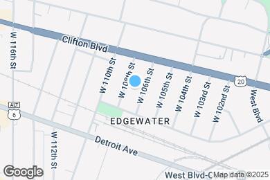 Map image of the property - 1304 W 106th St