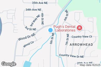 Map image of the property - 2740 5th St NE