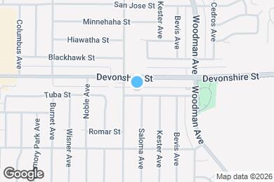 Map image of the property - 14939 Tuba St