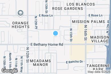 Map image of the property - 1400 E Bethany Home Rd