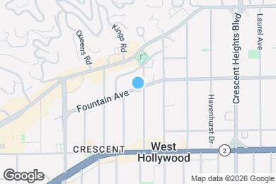 Map image of the property - 8352 Fountain Ave