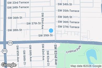 Map image of the property - 8225 SW 39th St
