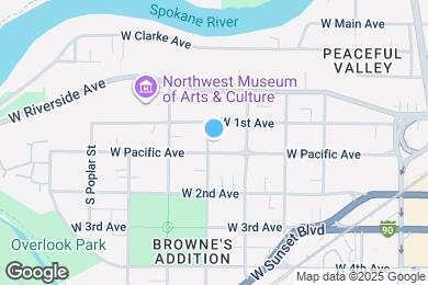 Map image of the property - 2028 W Pacific Ave