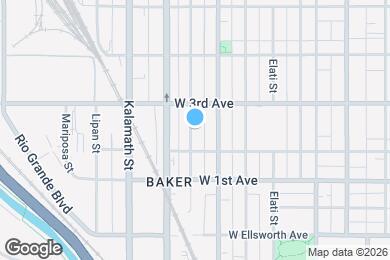 Map image of the property - 232 Inca St