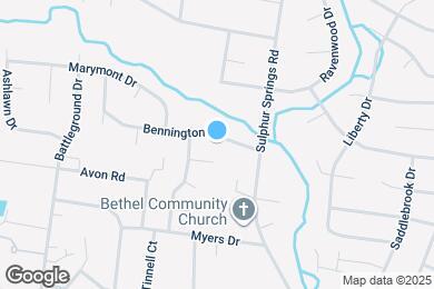 Map image of the property - 2319 Bennington Dr