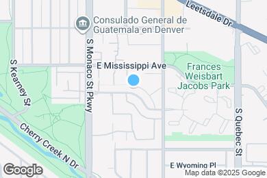 Map image of the property - 6785 E Arizona Ave