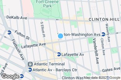 Map image of the property - 73 S Oxford St