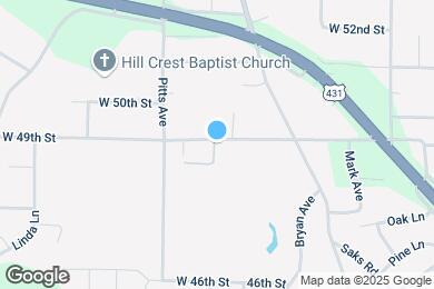 Map image of the property - 924 W 49th St
