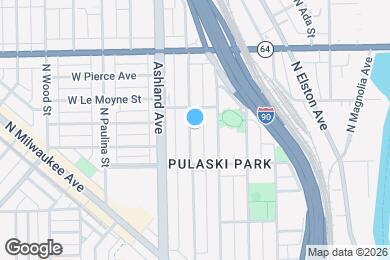 Map image of the property - 1437 N Bosworth Ave