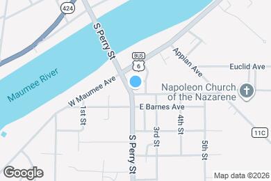 Map image of the property - 434 S Perry St