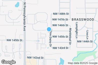 Map image of the property - 14613 Moon Daisy Dr