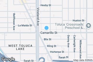 Map image of the property - 10919 Camarillo St