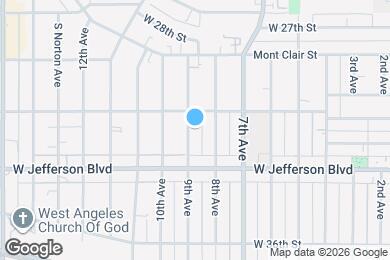 Map image of the property - 3018 9th Ave