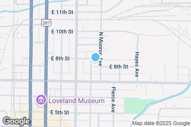 Map image of the property - 614 E 8th St