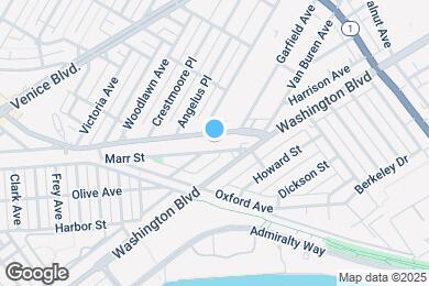 Map image of the property - 2707 Abbot Kinney Blvd