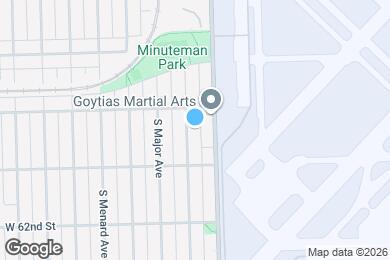 Map image of the property - 6023 S Parkside Ave