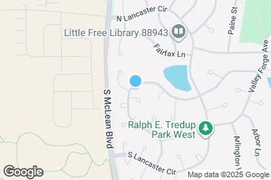 Map image of the property - 1209 N Camden Ln