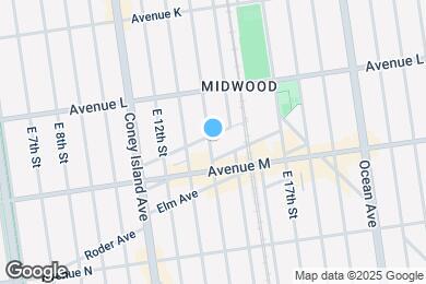 Map image of the property - 1277 E 14th St
