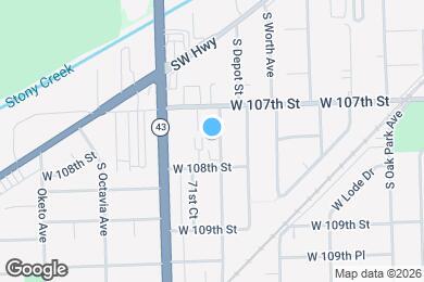 Map image of the property - 10702 S Depot St