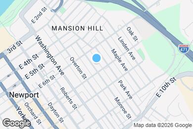 Map image of the property - 633 Monroe St