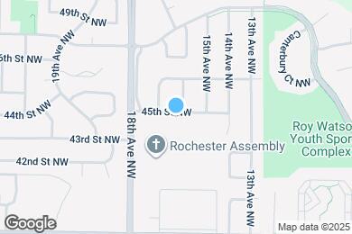 Map image of the property - 1602 45th St NW