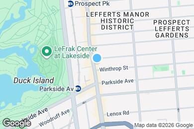 Map image of the property - 671 Flatbush Ave