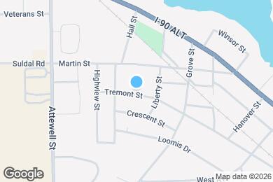 Map image of the property - Tremont Apartments