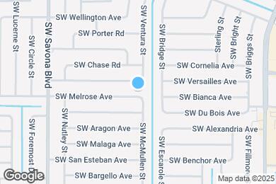 Map image of the property - 1207 SW Melrose Ave