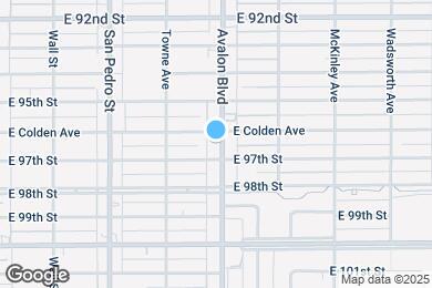 Map image of the property - 9607 Avalon Blvd