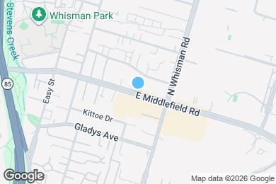 Map image of the property - 198 E Middlefield Rd
