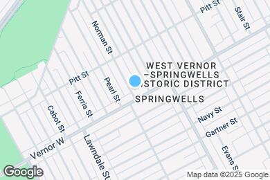 Map image of the property - 8126 W Vernor Hwy