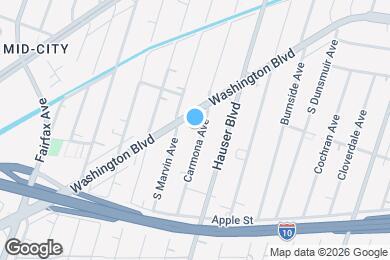 Map image of the property - 2131 Carmona Ave