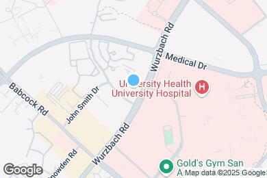 Map image of the property - 7701 Wurzbach Rd
