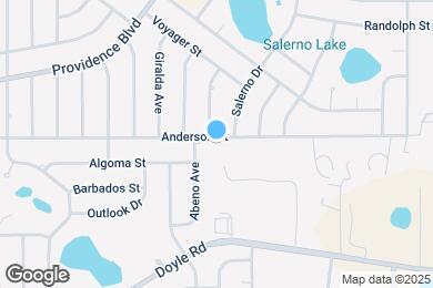 Map image of the property - 1213 Anderson St