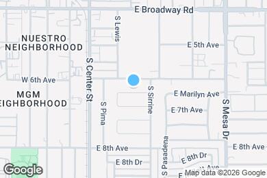 Map image of the property - 120 E Marilyn Ave