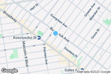 Map image of the property - 1143 Lafayette Ave