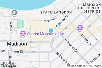 Map image of the property - 421 W Gilman St