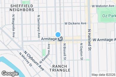 Map image of the property - 952 W Armitage Ave