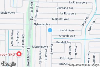 Map image of the property - 2849 Peake St