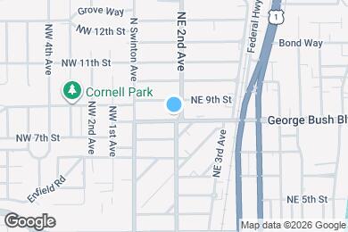 Map image of the property - 121 George Bush Blvd