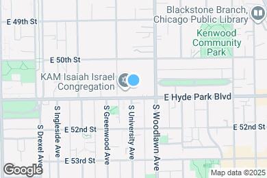 Map image of the property - 1120 E Hyde Park Blvd