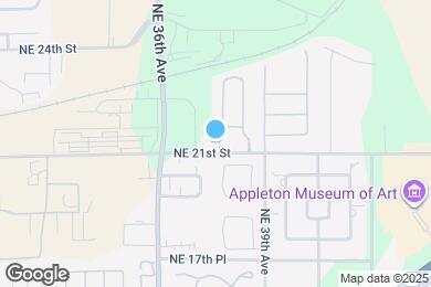 Map image of the property - 2110 NE 38th Ave